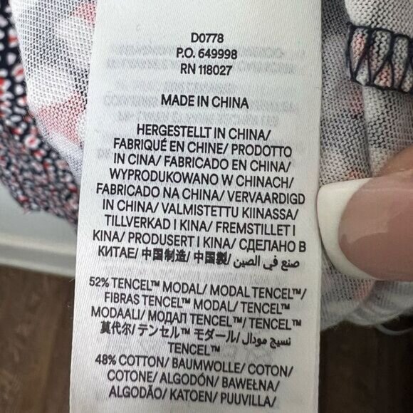 Boden Navy Blue/Red Multi Julia Animal Print Jersey Shirt Dress Size 10 - Picture 10 of 11